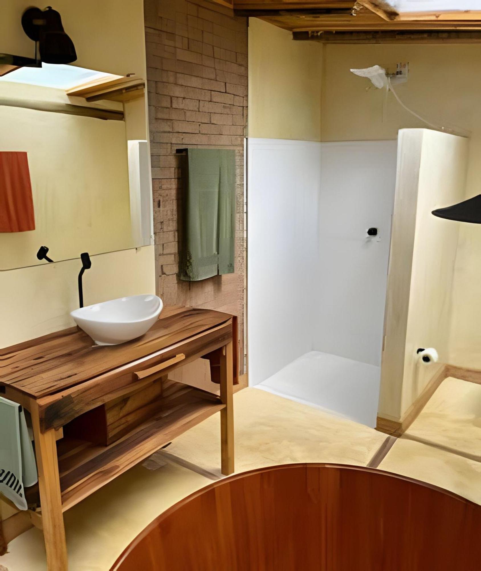 Sitio Santo Antonio - Chale 1 Com Ofuro Guest House Атибая Екстериор снимка